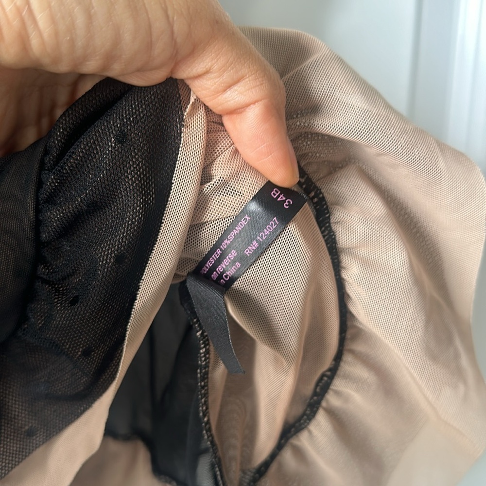 Black lingerie teddy slip babydoll 34B intimates Chemise / slips - Picture 8 of 8
